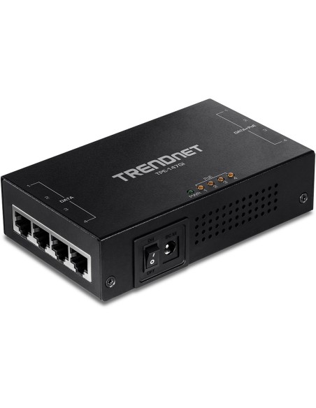 Trendnet TPE-147GI adaptador e inyector de PoE Gigabit Ethernet Trendnet TPE-147GI adaptador e inyector de PoE Gigabit Ethernet