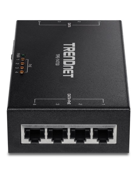 Trendnet TPE-147GI adaptador e inyector de PoE Gigabit Ethernet Trendnet TPE-147GI adaptador e inyector de PoE Gigabit Ethernet