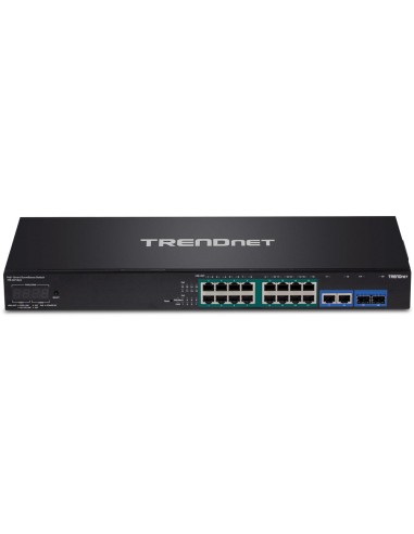 Trendnet TPE-3018LS switch Gestionado Gigabit Ethernet (10 100 1000) Energía sobre Ethernet (PoE) 1U Negro