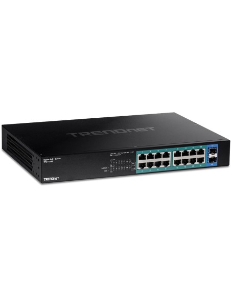 Trendnet TPE-TG182 switch Gigabit Ethernet (10 100 1000) Energía sobre Ethernet (PoE) 1U Negro