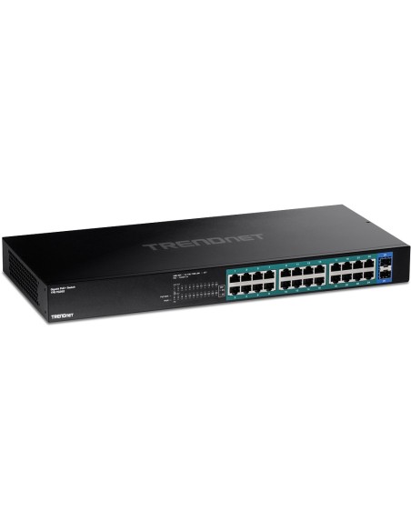 Trendnet TPE-TG262 switch No administrado L2 Gigabit Ethernet (10 100 1000) Energía sobre Ethernet (PoE) 1U Negro Trendnet TPE-TG262 switch No administrado L2 Gigabit Ethernet (10 100 1000) Energía sobre Ethernet (PoE) 1U Negro