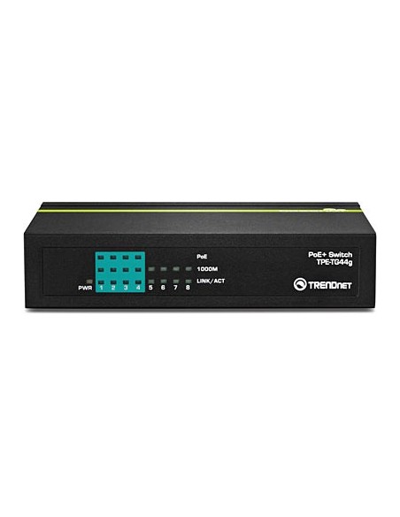 Trendnet TPE-TG44G switch No administrado Energía sobre Ethernet (PoE) Negro Trendnet TPE-TG44G switch No administrado Energía sobre Ethernet (PoE) Negro