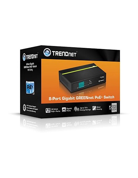Trendnet TPE-TG44G switch No administrado Energía sobre Ethernet (PoE) Negro Trendnet TPE-TG44G switch No administrado Energía sobre Ethernet (PoE) Negro
