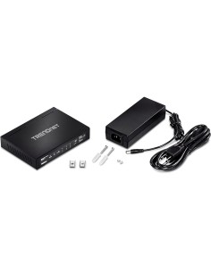 Trendnet TPE-TG611 switch Gigabit Ethernet (10 100 1000) Energía sobre Ethernet (PoE) Negro 2