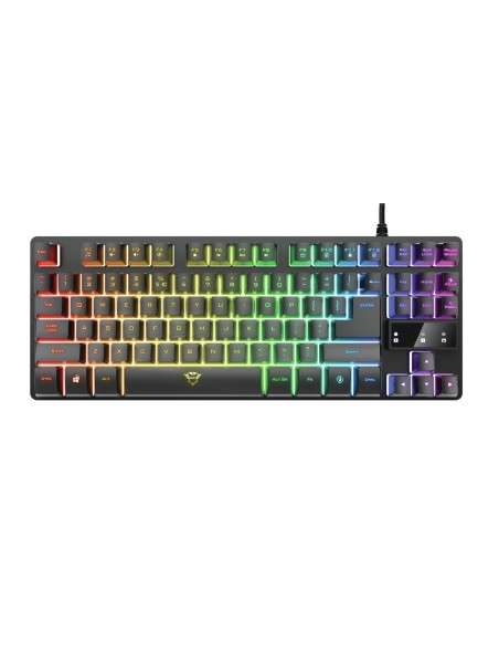 Trust GXT 833 Thado teclado Juego USB Español Negro, Plata Trust GXT 833 Thado teclado Juego USB Español Negro, Plata