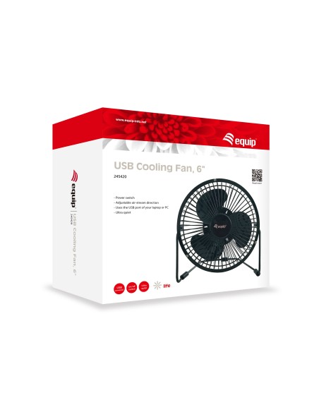 Equip 245420 ventilador Negro Equip 245420 ventilador Negro
