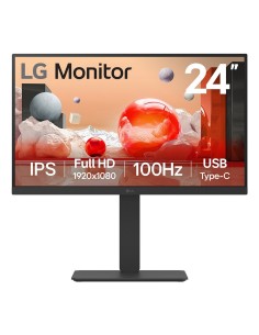 LG 24BA750-B pantalla para PC 60,5 cm (23.8") 1920 x 1080 Pixeles Full HD LCD Negro