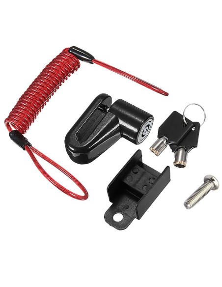 Youin MA1008 accesorio para patinete Seguro antirrobos Negro, Rojo 1 pieza(s)