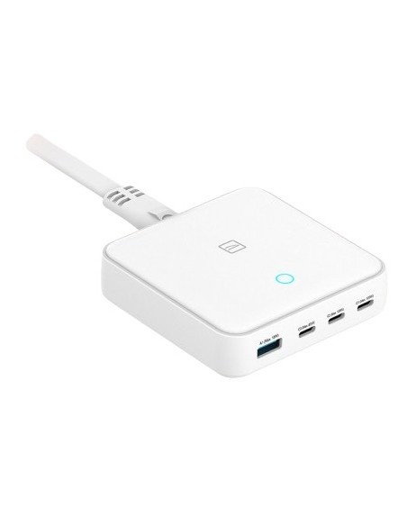 Tucano MA-DEGAN100-EU-W cargador de dispositivo móvil Portátil, Smartphone, Tableta Blanco Corriente alterna Carga rápida