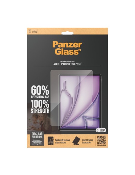 PanzerGlass ® Screen Protector iPad Air 13'' (2025-2024) | iPad Pro 13'' (2025-2024) | Ultra-Wide Fit Protector de pantalla PanzerGlass ® Screen Protector iPad Air 13'' (2025-2024) | iPad Pro 13'' (2025-2024) | Ultra-Wide Fit Protector de pantalla