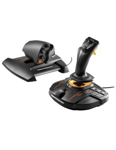 Thrustmaster T-16000M FCS Hotas Negro, Naranja USB Palanca de mando Analógico Digital MAC, PC