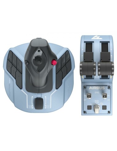 Thrustmaster Airbus Edition Negro, Azul USB Palanca de mando Analógico Digital PC