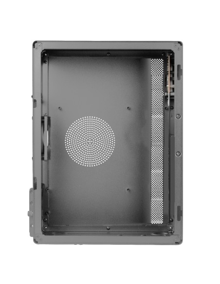 Tacens NOVAX, Caja PC Ultracompacta Micro-ATX, Diseño Totalmente Metálico Ultrarresistente, 1x Ventilador Trasero 80mm, Caja