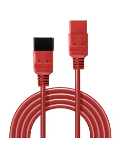 Lindy 30123 cable de transmisión Rojo 1 m C19 acoplador C20 acoplador 2