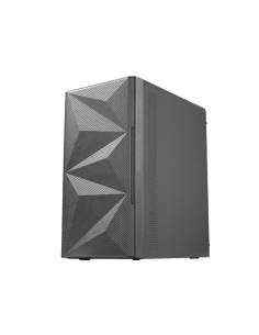 Mars Gaming MC-1500, Caja Compacta MicroATX, Ventana Lateral Cristal Templado, Diseño Frontal Total-Mesh Geométrico, 1x 2