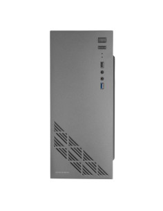 Mars Gaming MC100 - Caja Gaming ATX, ventilador 90mm FRGB, ventilación convect-cool, color negro