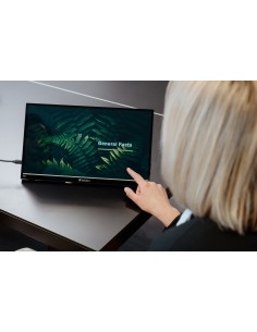 Verbatim 32238 pantalla para PC 39,6 cm (15.6") 3840 x 2160 Pixeles 4K Ultra HD LCD Pantalla táctil Negro 2