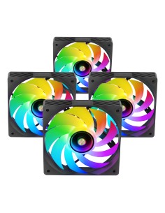 Mars Gaming MFSI4KIT sistema de refrigeración para ordenador Carcasa del ordenador Ventilador 12 cm Negro 2