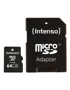 Intenso 64GB MicroSDHC MicroSDXC Clase 10