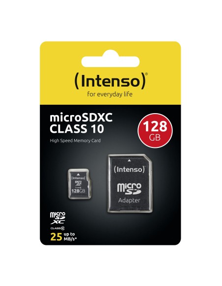 Intenso 3413491 memoria flash 128 GB MicroSDXC Clase 10 Intenso 3413491 memoria flash 128 GB MicroSDXC Clase 10