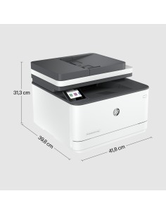 HP LaserJet Pro 3102fdw Inalámbrico Multifunction Blanco y negro Impresora, Fotocopiadora, escáner Dúplex 2
