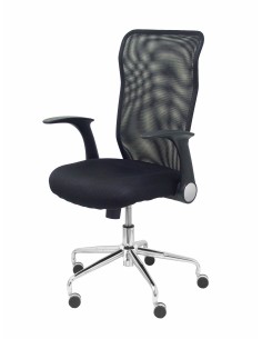 PIQUERAS Y CRESPO 4031NE silla de oficina y de ordenador Asiento acolchado Respaldo de malla 2