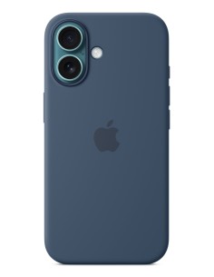 Apple Funda de silicona con MagSafe para el iPhone 16 - Azul denim