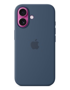 Apple Funda de silicona con MagSafe para el iPhone 16 - Azul denim 2