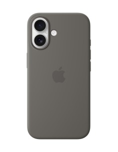 Apple Funda de silicona con MagSafe para el iPhone 16 - Gris piedra 2