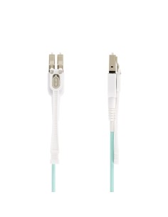 StarTech.com Cable de Fibra Óptica Multimodo LC a LC (UPC) OM4 de 5m - con Pestillos - 50 125µm - Redes de 100G - Resistente a 2