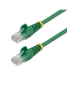StarTech.com Cable de Red de 0,5m Verde Cat5e Ethernet RJ45 sin Enganches