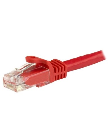 StarTech.com Cable de Red Ethernet Cat6 Snagless de 3m Rojo - Cable Patch RJ45 UTP