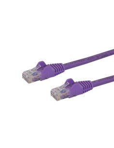 StarTech.com Cable de 2m Púrpura de Red Gigabit Cat6 Ethernet RJ45 sin Enganche - Snagless