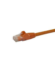 StarTech.com Cable de 2m Naranja de Red Gigabit Cat6 Ethernet RJ45 sin Enganche - Snagless 2