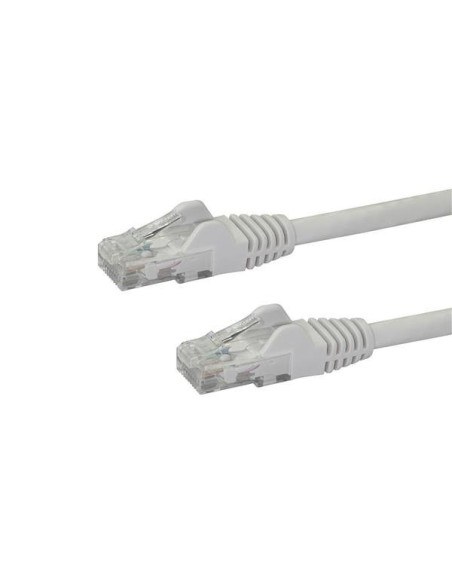 StarTech.com Cable de Red de 0,5m Blanco Cat6 UTP Ethernet Gigabit RJ45 sin Enganches StarTech.com Cable de Red de 0,5m Blanco Cat6 UTP Ethernet Gigabit RJ45 sin Enganches