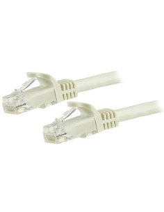 StarTech.com Cable de Red Ethernet Cat6 Sin Enganche de 5m Blanco - Cable Patch Snagless RJ45 UTP