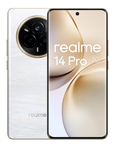 realme 14 Pro 5G 17,2 cm (6.77") SIM doble Android 15 USB Tipo C 8 GB 256 GB 6000 mAh Blanco
