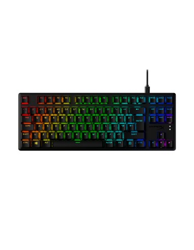 Teclado mecánico gaming HyperX Alloy Origins Core PBT HX rojo