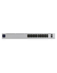 Ubiquiti UniFi Pro 24-Port PoE Gestionado L2 L3 Gigabit Ethernet (10 100 1000) Energía sobre Ethernet (PoE) 1U Plata