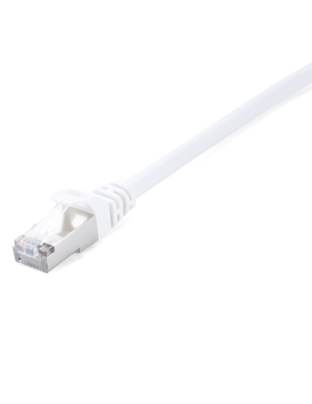 V7 Cable de red blindado CAT6 STP 01M Blanco V7 Cable de red blindado CAT6 STP 01M Blanco