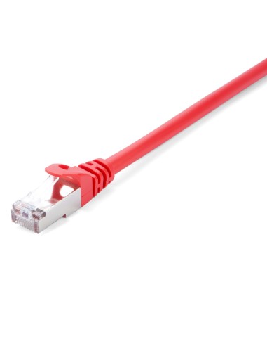 V7 Cable de red blindado CAT6 STP 03M Rojo