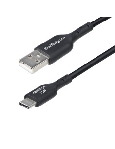 StarTech.com Cable Cargador USB-A a USB-C de 1m - Cable Adaptador USB-A a USB Tipo C - 3A - Cable de Carga y Sincronización -