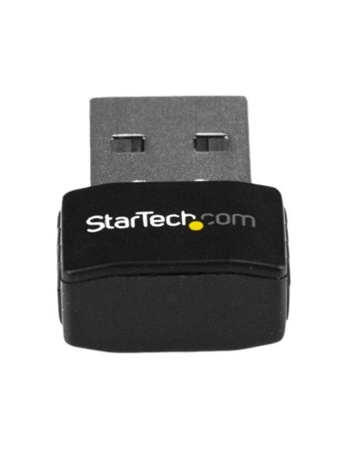 StarTech.com Micro Adaptador de Red Inalámbrica Wifi USB AC600 Externo - Wireless 1T1R 802.11ac - 2,4GHz y 5GHz