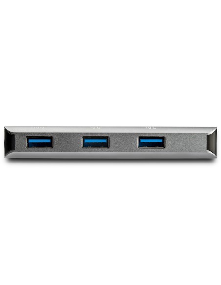 StarTech.com Hub Ladrón USB-C de 3 Puertos 10Gbps y Lector de Tarjetas de Memoria Flash SD - con 3 Puertos USB-A y 1 Ranura SD