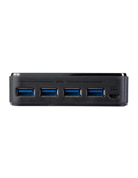 StarTech.com Switch Conmutador USB 3.0 (5Gbps) 4x4 para Compartir Dispositivos Periféricos