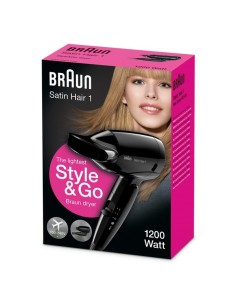 Braun HD130 secador 1200 W Negro 2