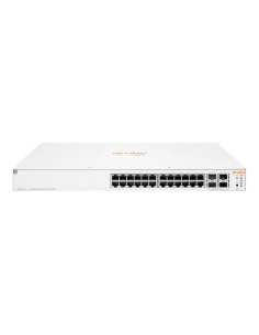 HPE Aruba Networking Instant On 1930 24G Class4 PoE 4SFP SFP+ 370W Gestionado L2+ Gigabit Ethernet (10 100 1000) Energía sobre