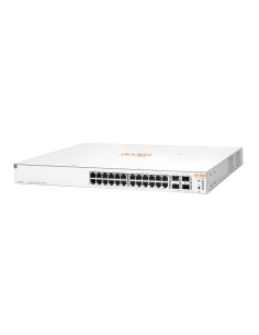 HPE Aruba Networking Instant On 1930 24G Class4 PoE 4SFP SFP+ 370W Gestionado L2+ Gigabit Ethernet (10 100 1000) Energía sobre 2
