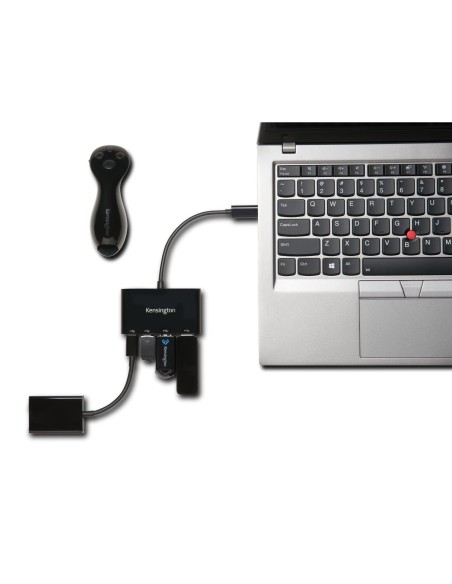 Kensington Hub USB-C de 4 puertos CH1000 Kensington Hub USB-C de 4 puertos CH1000