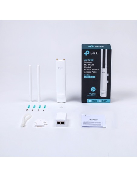 TP-Link Omada EAP225-Outdoor 1200 Mbit s Blanco Energía sobre Ethernet (PoE) TP-Link Omada EAP225-Outdoor 1200 Mbit s Blanco Energía sobre Ethernet (PoE)